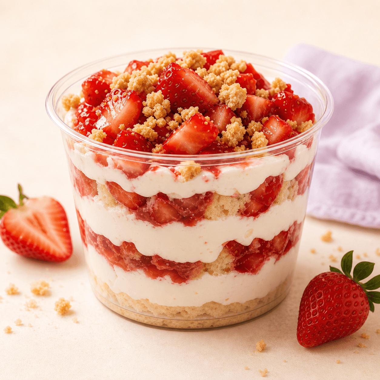 Strawberry Tres recommended pairing